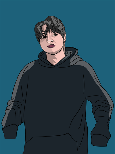 portrait painting animation branding graphic design logo motion graphics