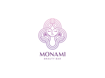 Line art, Line Art Minimal Logo, Line Art Feminine logo beauty logo beauty salon logo brand designer brand identity branding feminine feminine logo gradient logo line art line art logo logo logo design logo mark logodesigner logos logotype symbol women logo