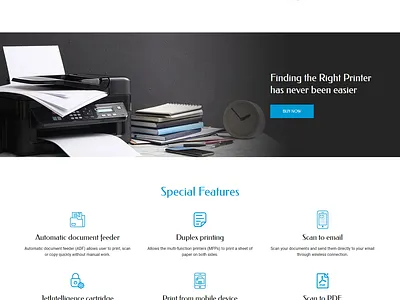 Boom-Printer Shopify Theme design designer ecommerce responsive shopifytheme theme web design webdeveloper website website design