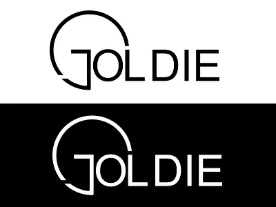 GOLDIE creative logo design fast logo goldie graphic design joldie logo design minimal minimalist logo modern logo quick logo time logo unique logo
