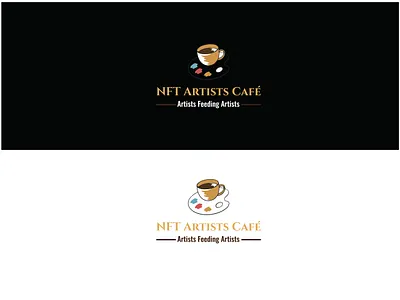 Artists Café Logo branding design icon logo vector