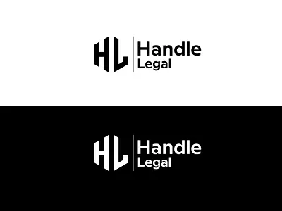 Handle Legal Logo branding design icon logo vector