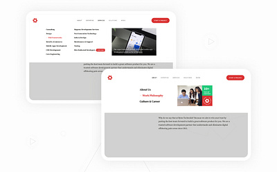 Bytes Technolab Website branding bytestechnolab figma menu style ui websitedesign