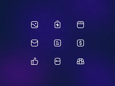 VBDB Iconography icon icon set iconography line outline vbdb