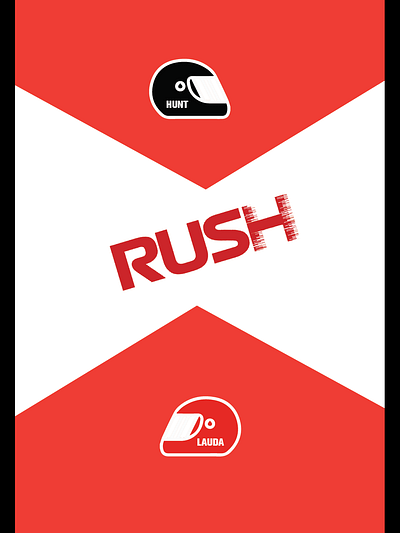 Rush Movie Poster Reimagined branding podcasts poster