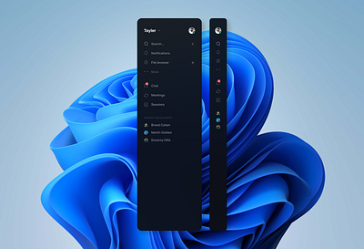 Sidebar Navigation app design flat navigation sidebar ui uxui