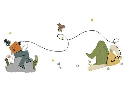 Community abstract characterdesign characters clean community contemporary diversity dribbblers eco flat illustration flatdesign illustration inspiration quirky sustainability talking