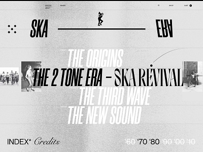 SKA ⱯꓤƎ - Listing History 2 tone big listing big typography concept custom cursor designui design exploration hover effect hover images listing ska typography ui uidesign