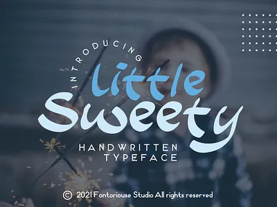 Little Sweety - Handwritten Typeface children children font cute cute font font font children font cute font kids handwritten handwritten font handwritten typeface kids kids font logo typeface
