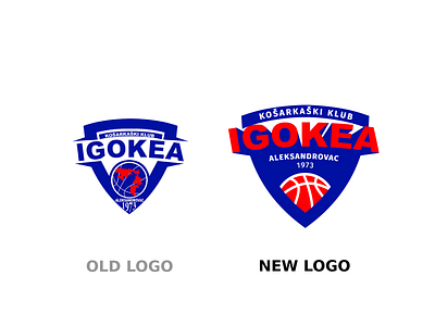 KK Igokea Logo Redesign graphic design logo logo redesign vector