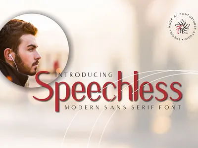 Speechless - Modern Sans Serif Font font font logo font sport logo logo font sans sans serif sans serif font sport font