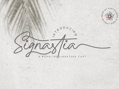 Signastia - A Monoline Signature Font font font monoline font signature logo monoline monoline font monoline signature font signature signature font