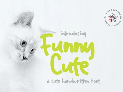 Funny Cute - A Cute Handwritten Font children children font cute cute funny cute funny font font font children font kids funny funny cute font handwritten handwritten font handwritten typeface kids kids font logo