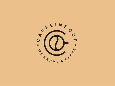 Caffeine Cup - F&B Business beans branding cafe coffee coffee shop egypt logo restaurant