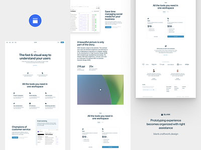 Blank Wireframe Kit 🔥 50 application blackfriday blank branding craftwork design kit landing logo product sale typography ui uikit vector web webdesign website wireframe