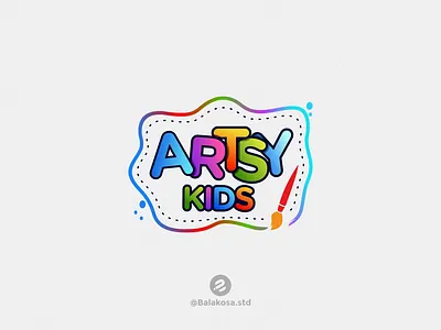 Artsy kids art child color colorful creative drawing fun kids pain