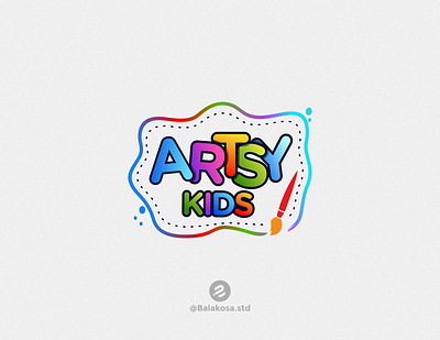 Artsy kids art child color colorful creative drawing fun kids pain