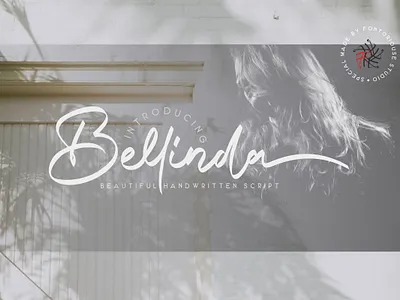 Bellinda - Beautiful Handwritten Script beautiful font font font beautiful font girly font script font signature logo script script font signature signature font