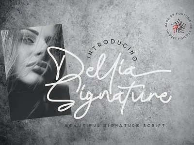 Dellia Signature - Beautiful Signature Script beautiful beautiful font beautiful signature font font beautiful font script font signature logo logo signature script script font signature font signature logo