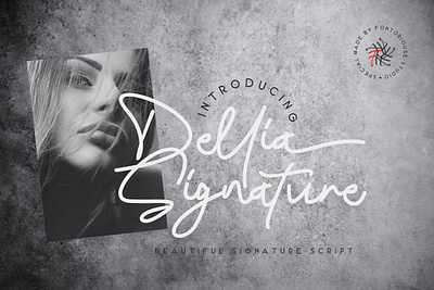 Dellia Signature - Beautiful Signature Script beautiful beautiful font beautiful signature font font beautiful font script font signature logo logo signature script script font signature font signature logo
