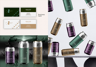 Healthy2 art artwork brandidantity branding can design energy drink graphic design graphicdesign illustrator logo pakaging water