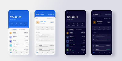 TrustWallet App Redesign app crypto darkmode mobile redesign trustwallet ui ux wallet