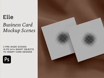 Square Business Card Mockup 3d brand identity branddesign branding mockup business card business mockup card on fabric design presentation graphic design graphicdesign invitation card logo photoshop mockup print design print mockup showcase design square card visual design