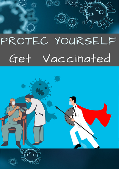 PROTECT YOUSELF GET VACCINATED branding cor coronavirus covid 19 design doctors icon illustration logo ui vaccination vaccine web