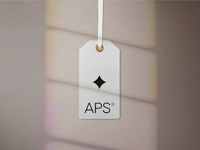 APS® | Alex Presa Studio - S22 Label Tag Mockup branding logo logo mockup minimal minimal design mockup simple logo star