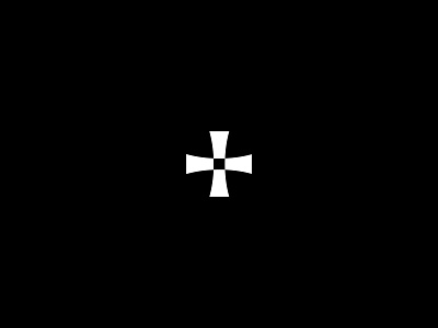 Cross black and white brand brand designer brand identity branding cross design graphic design graphics designer identity design identity designer ifeolu kayode logo logo design logo designer logos minimal