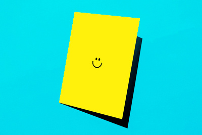 Happy Face Card 90s greeting card happy face illustration nostalgia smile stationery
