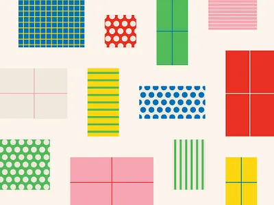 Gift Box Pattern birthday gift design gift gift box greeting card illustration pattern present stationery