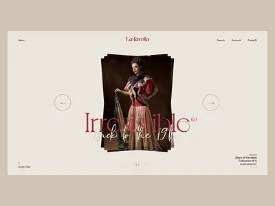 La favola: Loading animation animation clean e commerce element fashion grid interface intro layouts loading motion graphics typography webgl