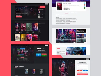 Nextgen - Game Website Template cms cubersport design entertainment esports event game gaming it company landing movie nextgen saas software template ui kit video webflow