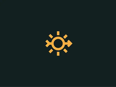 Weather Guide arrow branding cloud day forecast geometry guidance guide icon line art logo mark minimal simple sky sun sunny visual identity weather wind