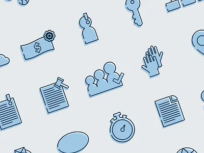 Iconography - Employnet branding design icon iconography illustration minimal vector