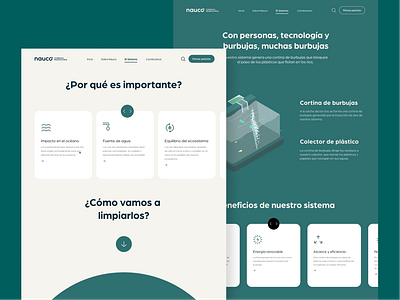 Nauco System - website branding cards design desktop graphic design green illustration interactive ui uidesign ux uxdesign visualgraphic website