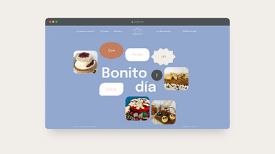 Bonito día bakery branding ui website