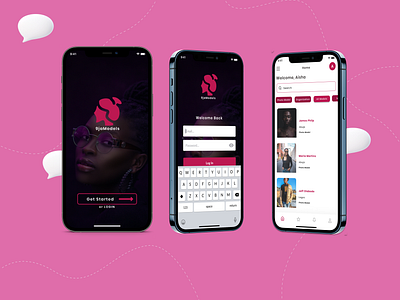 #DailyUI Ui design model app branding graphic design logo ui