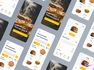 SkyFood design figma illustration illustrator ui web design