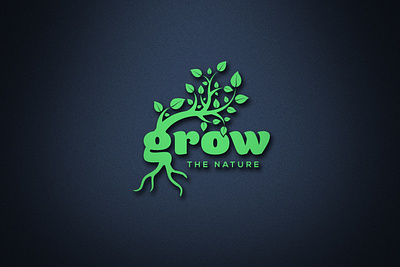 Grow brand brand logo branding business logo creative flat logo graphic design graphic designer illustrator logo logo creation logo design logo designer logo maker minimalist modern logo photoshop professional unique vintage