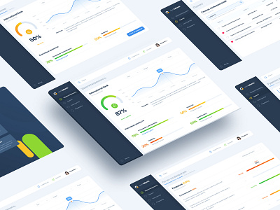 CRM analytics crm dashboard graph interface table ui