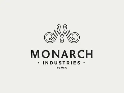 Monarch Industries branding business name craft custom design graphic design graphic template headfonts illustration industries instagram logo logo logo template monarch motion graphics professional professional logo template vector work