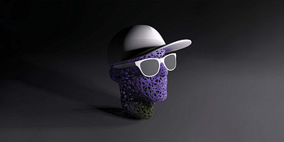 DNA VR 3D Design for Social Media Post and wall art