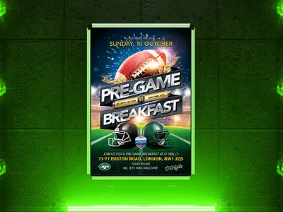Poster Design for NFL and O'Neills