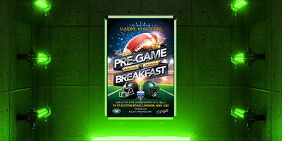 Poster Design for NFL and O'Neills