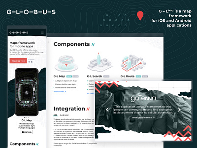 Globus | Website and Identity analytic brand identity branding customized offline maps design framework identity logo maps mobile apps offline maps responsive web design right ui ux uxui web website