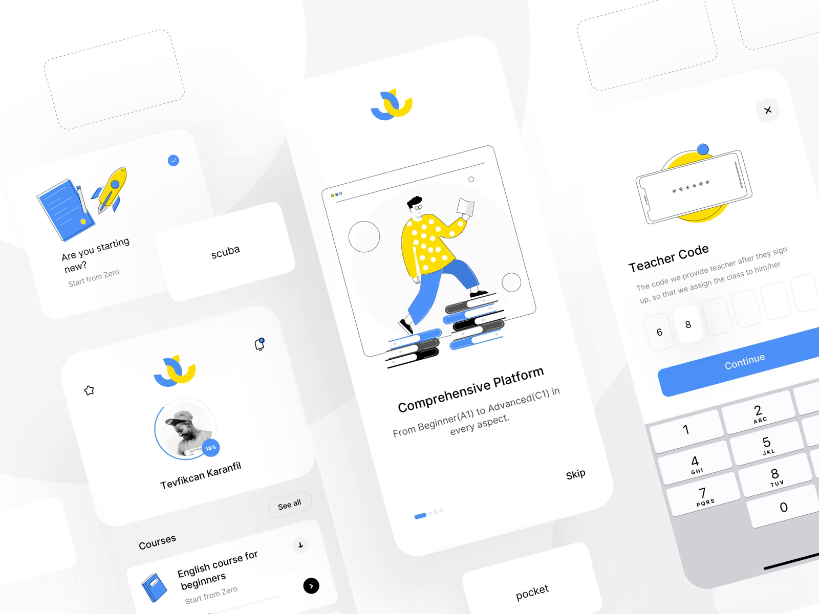 Example of Mobile App Design (35–40 Screens)
