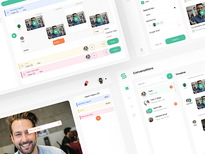 Dashboard UI/UX design app app design chat dashboard design figma meeting mobile ui ux website