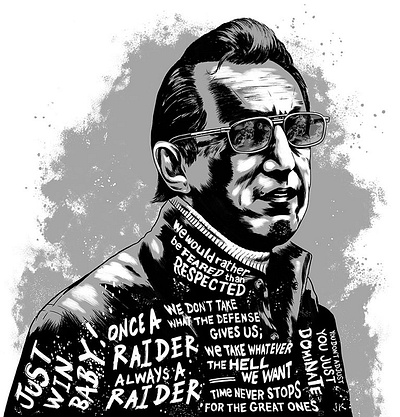 Al Davis - NFL al davis california drawing football hollywood park illustration ink los angeles nfl oakland portrait illustration raiders sports